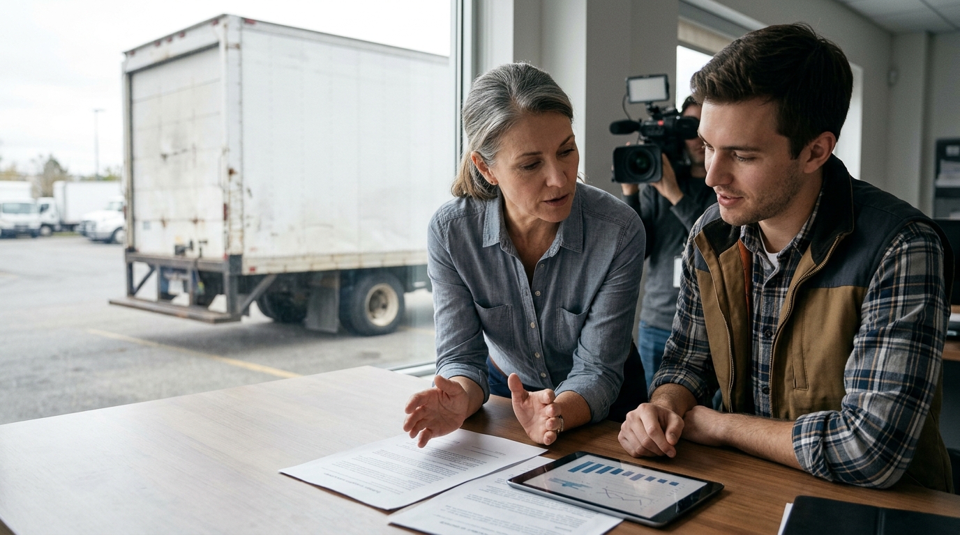 Illustration: Financing Used Box Trucks: A 2026 Guide for Owner-Operators