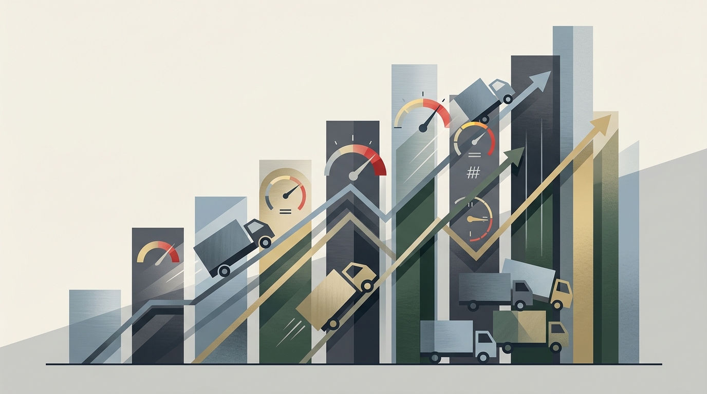 Illustration: Shrinking Capacity: Why Spot Rates Are Climbing and What It Means for Your Fleet